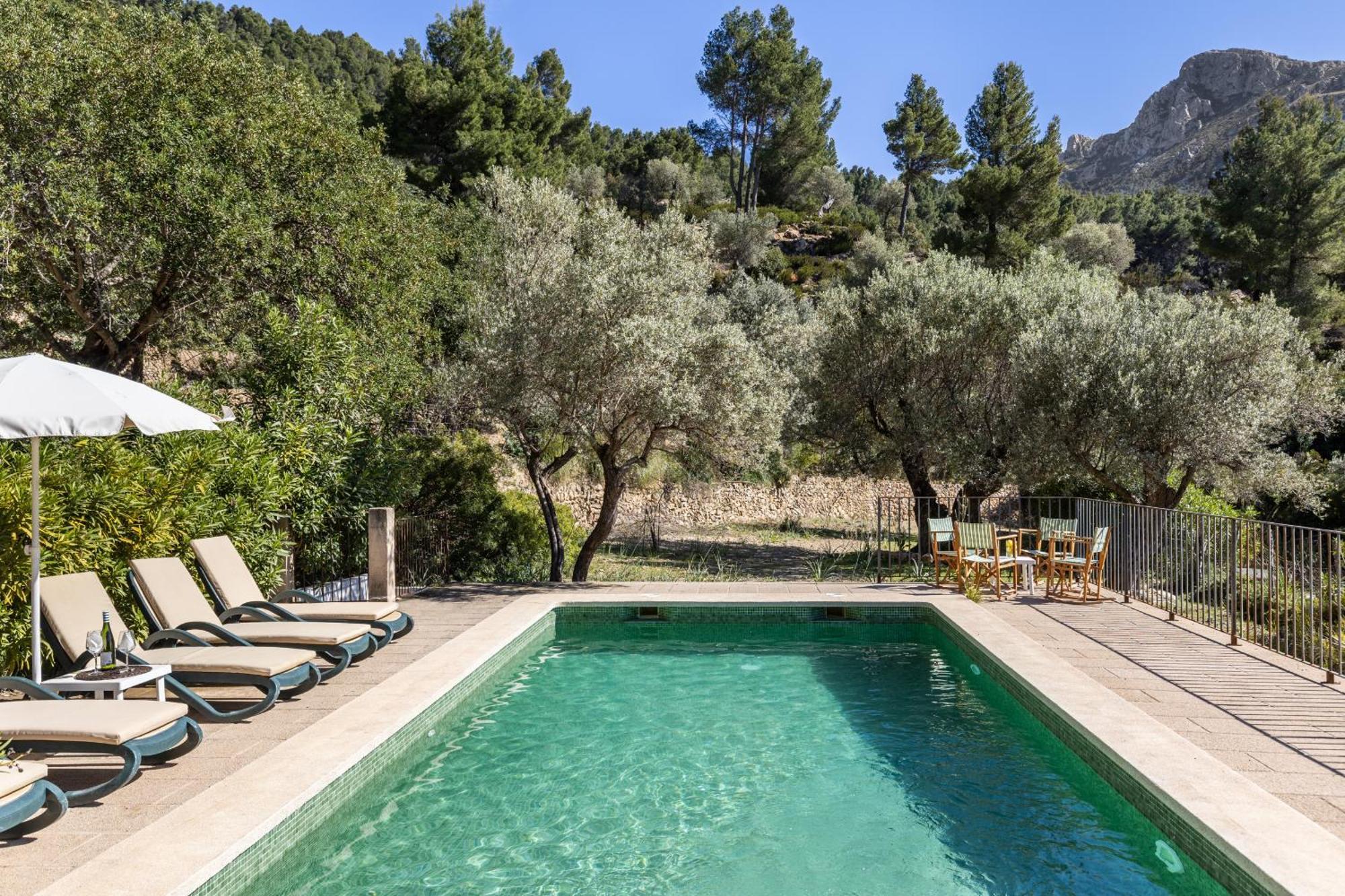 Villa Son Llarg, Estallencs Estellenchs Bagian luar foto